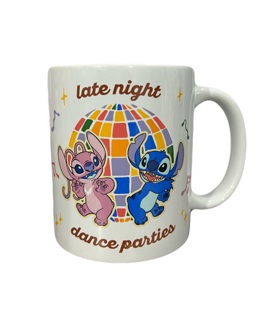 Stitch "Late Night Dance Parties" Mug