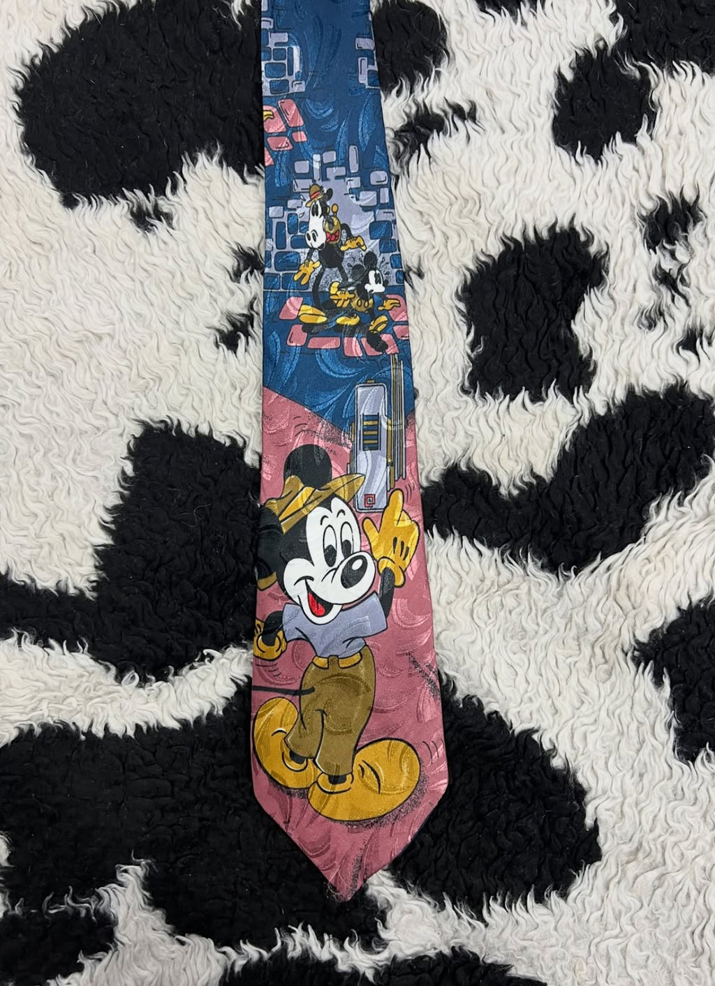 Vintage Disney Mickey Mouse Bulgury Tie
