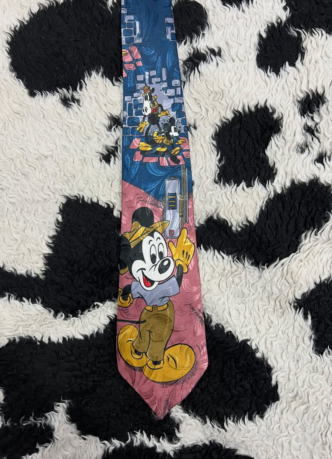 Vintage Disney Mickey Mouse Bulgury Tie