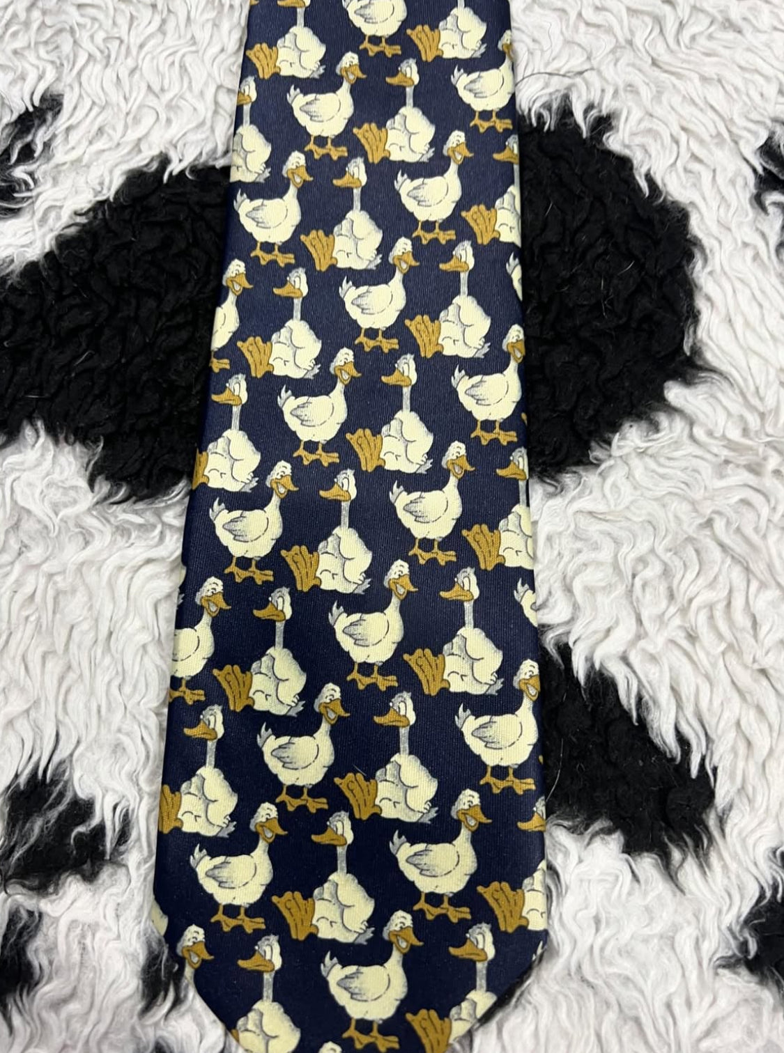 Vintage Rene Chagal Goose Tie