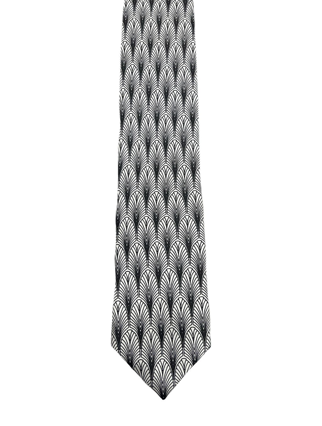 Fox & Chave Black and White Tie