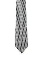Fox & Chave Black and White Tie