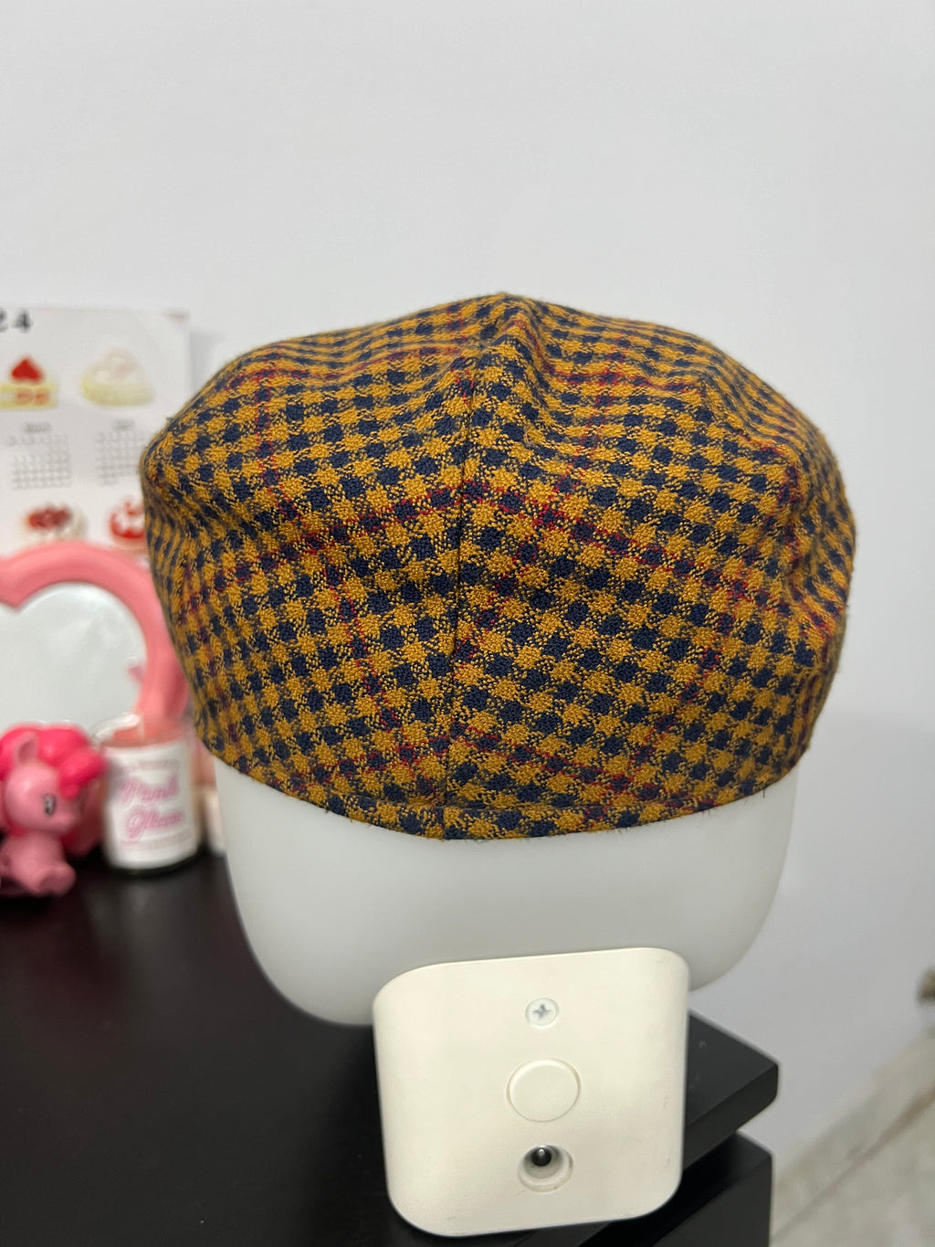 Checkered Flat Cap