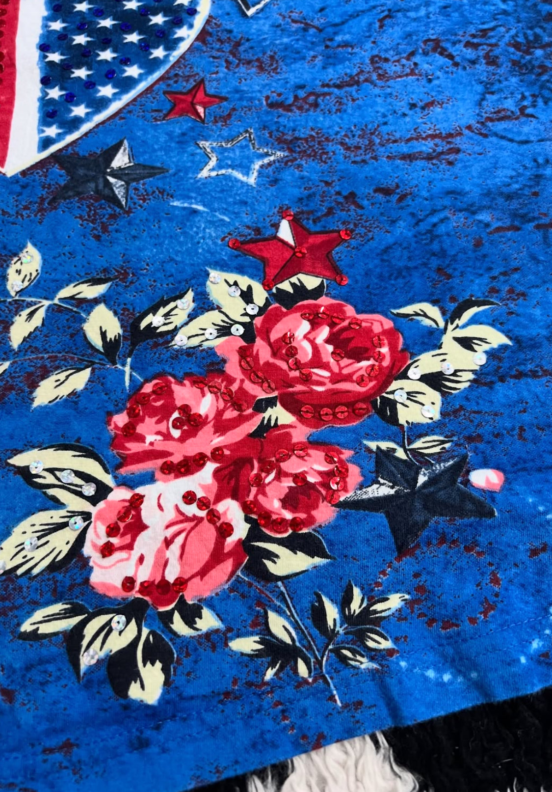 y2k Americana Heart Tee (Extra Large)