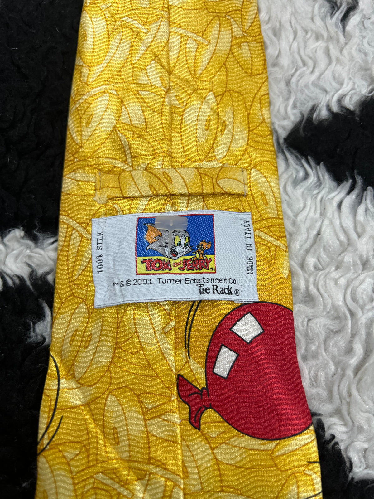 Tom & Jerry Weight Lifting Tie