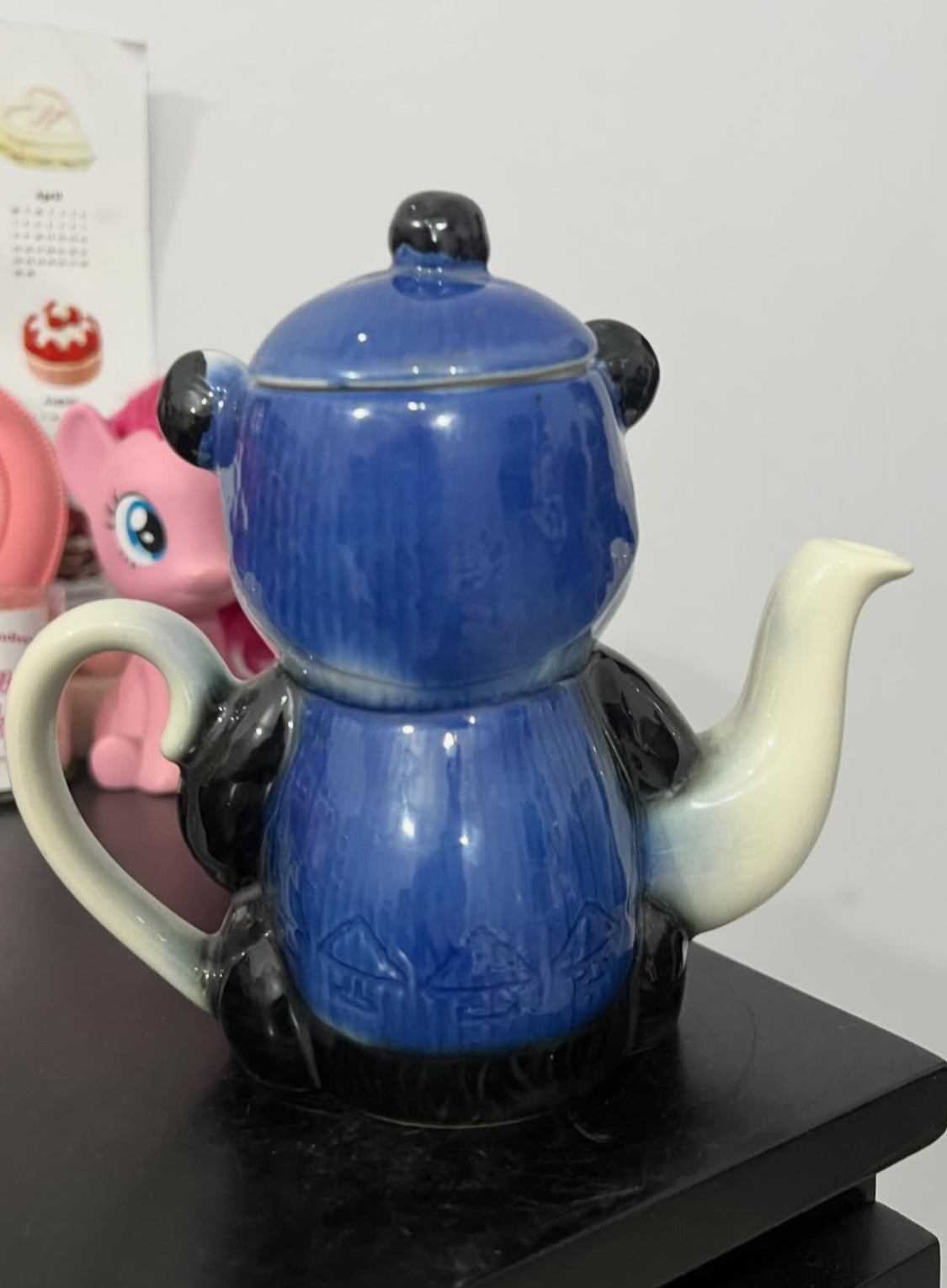 Vintage Tony Wood Bear Ceramic Kettle