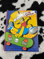Bart Simpson Skateboard Ring Binder Board