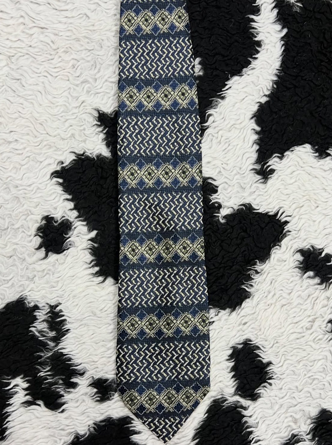 Marks & Spencer Blue EmbroideredTie