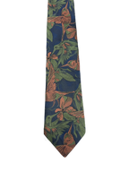 Fully Embroidered Hummingbird Tie