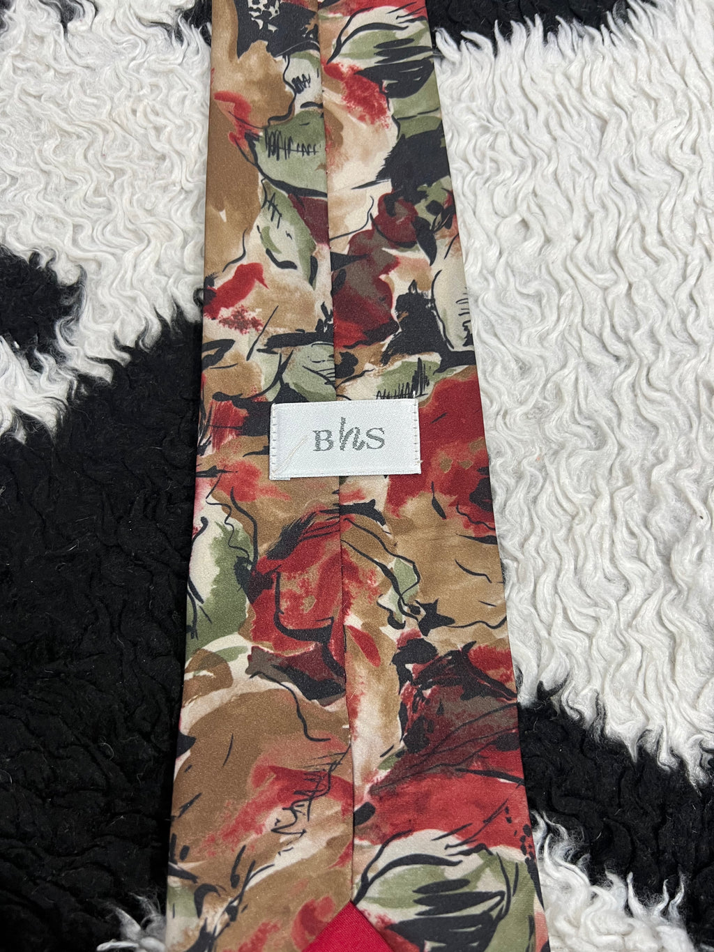 BHS Floral Tie