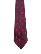 Delaware Hearts Embroidered Tie