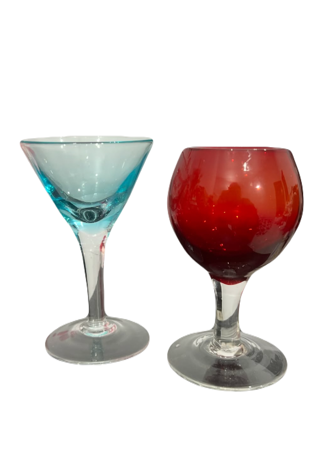 Mini Martini + Wine Glasses Set