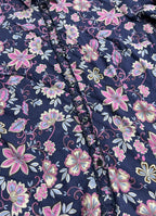 Purple Floral Buttonup