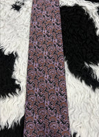 Pink & Blue Paisley Tie