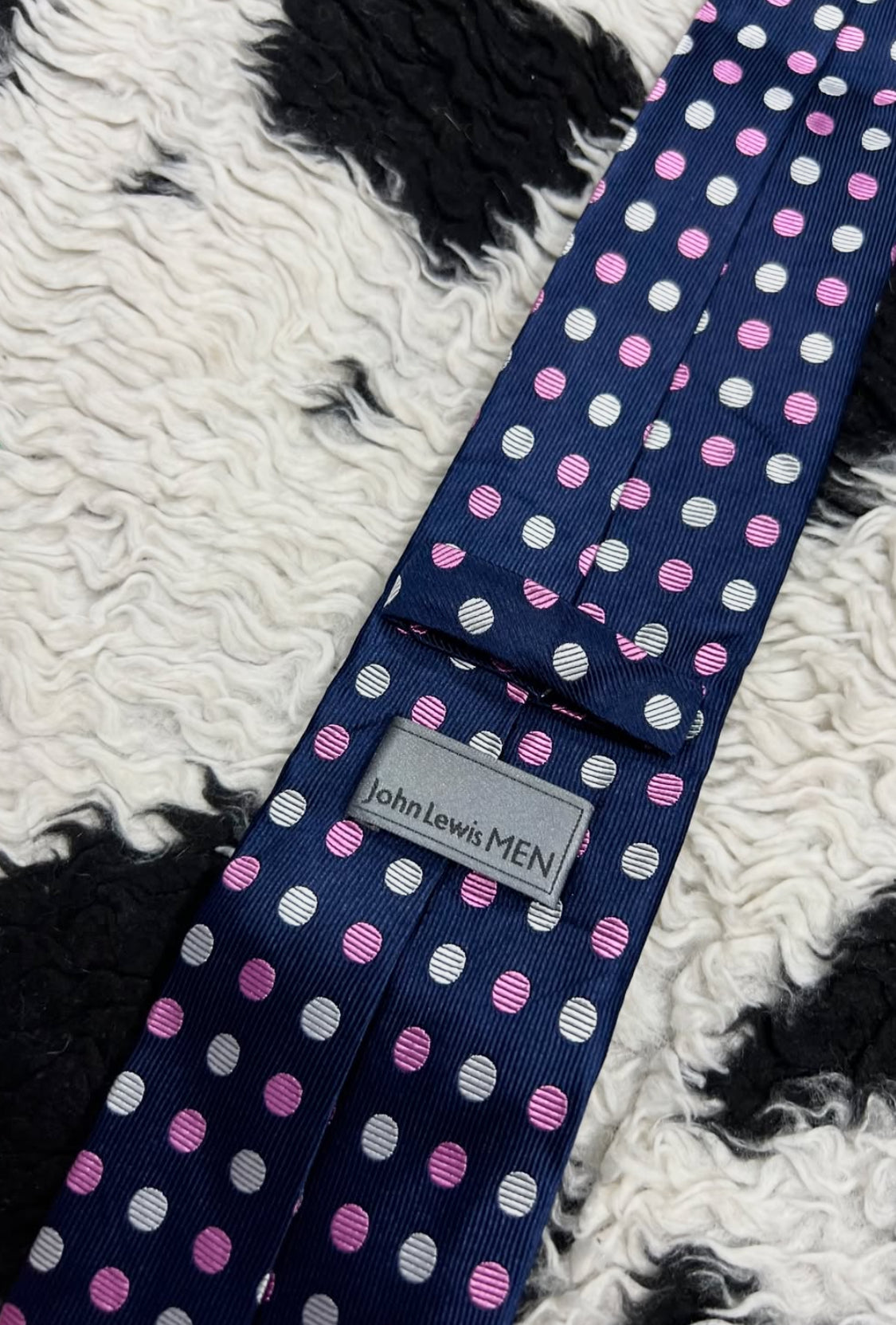 John Lewis Dotted Embroidered Tie