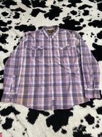 Petroleum Embroidered Buttonup