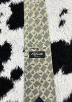 Roberto Green Leaves Tie