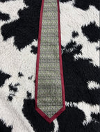 Gold City Maroon Bordered Tie