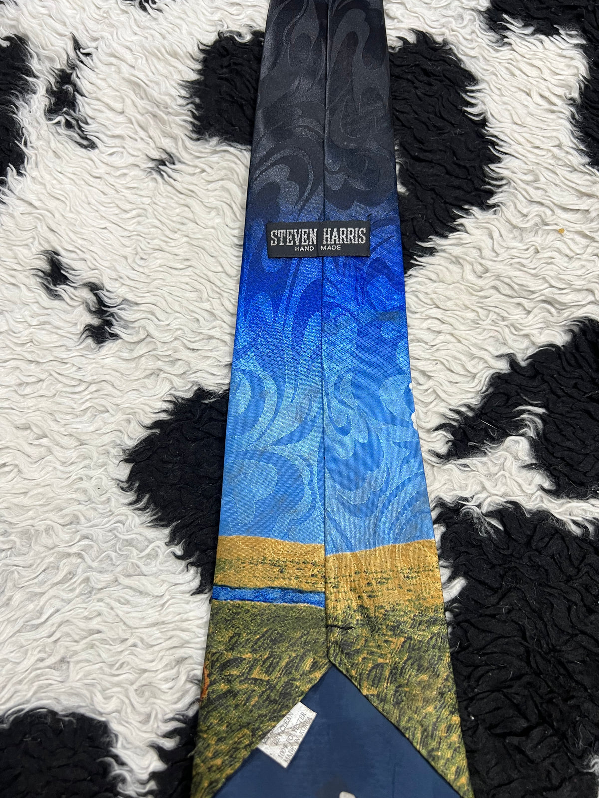 Steven Harris Lion Graphic Tie