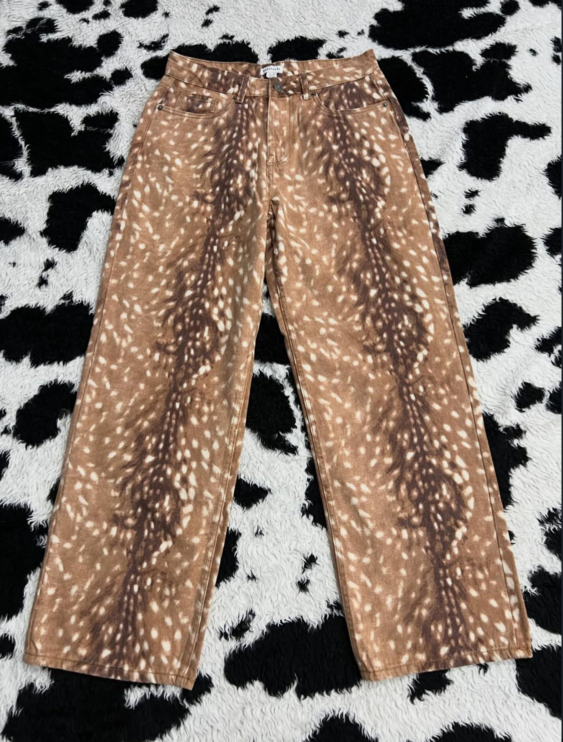 Warehouse Deer Print Denims (Waist 30)