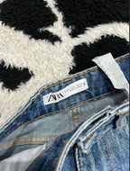 Zara High-Waisted Flare Denims (Waist 24)