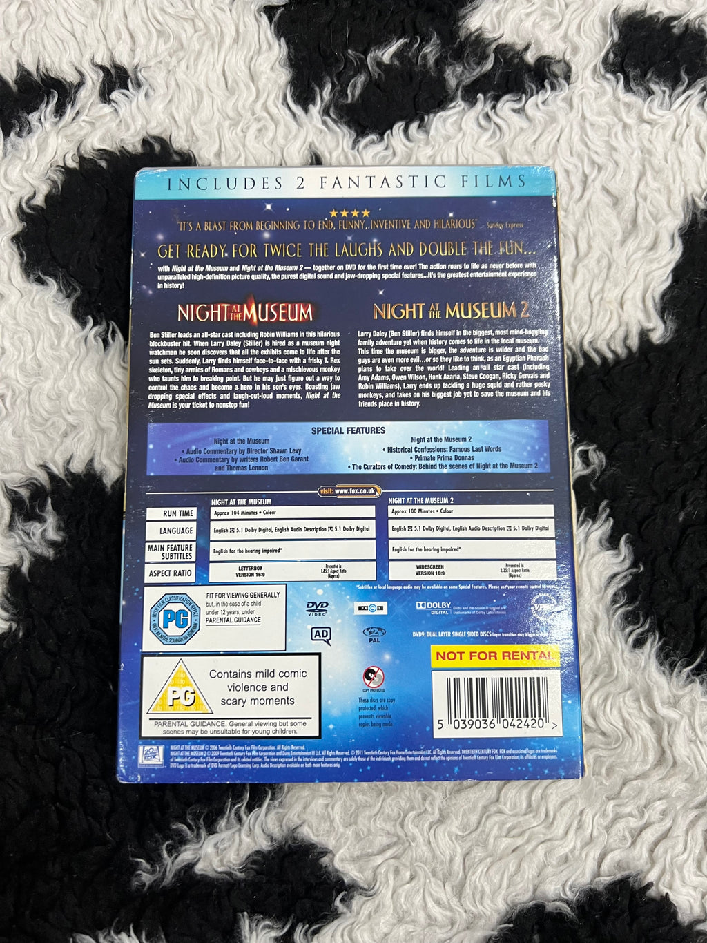 Night at the Museum DVD Set (Part 1 & 2)
