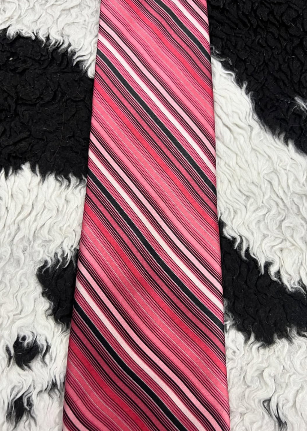 Stafford Pink Striped Tie