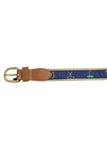 Golf Embroidered Belt