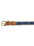 Golf Embroidered Belt