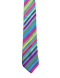 Vibrant Colorful Embroidered Tie