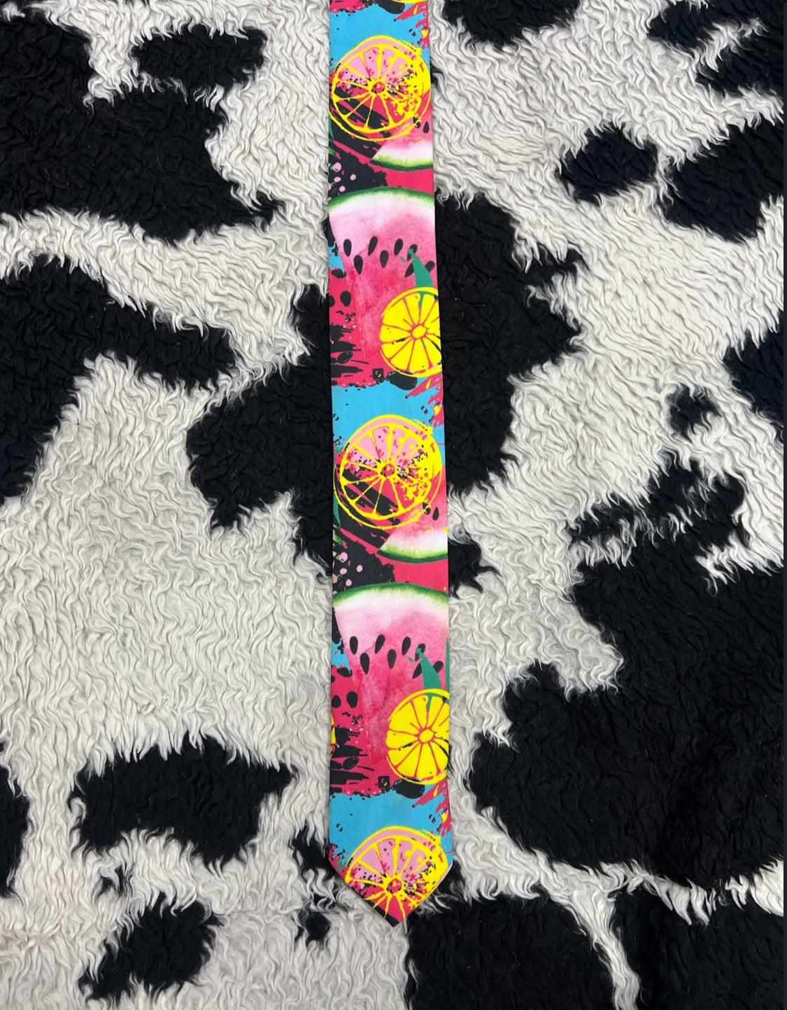 Watermelon Summer Narrow Tie
