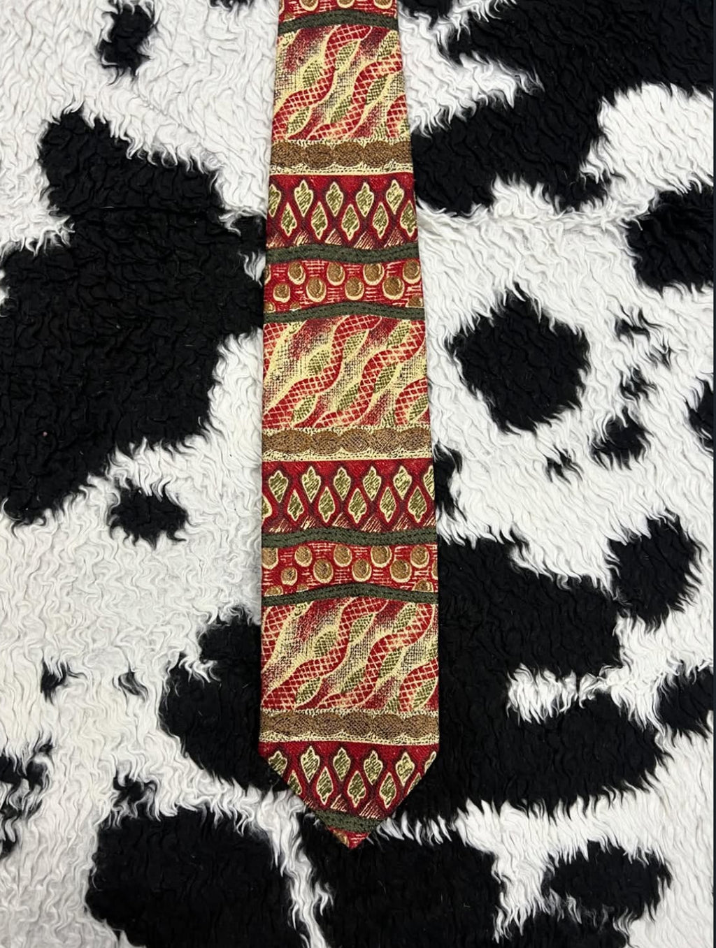 St. Bernard Red Tie