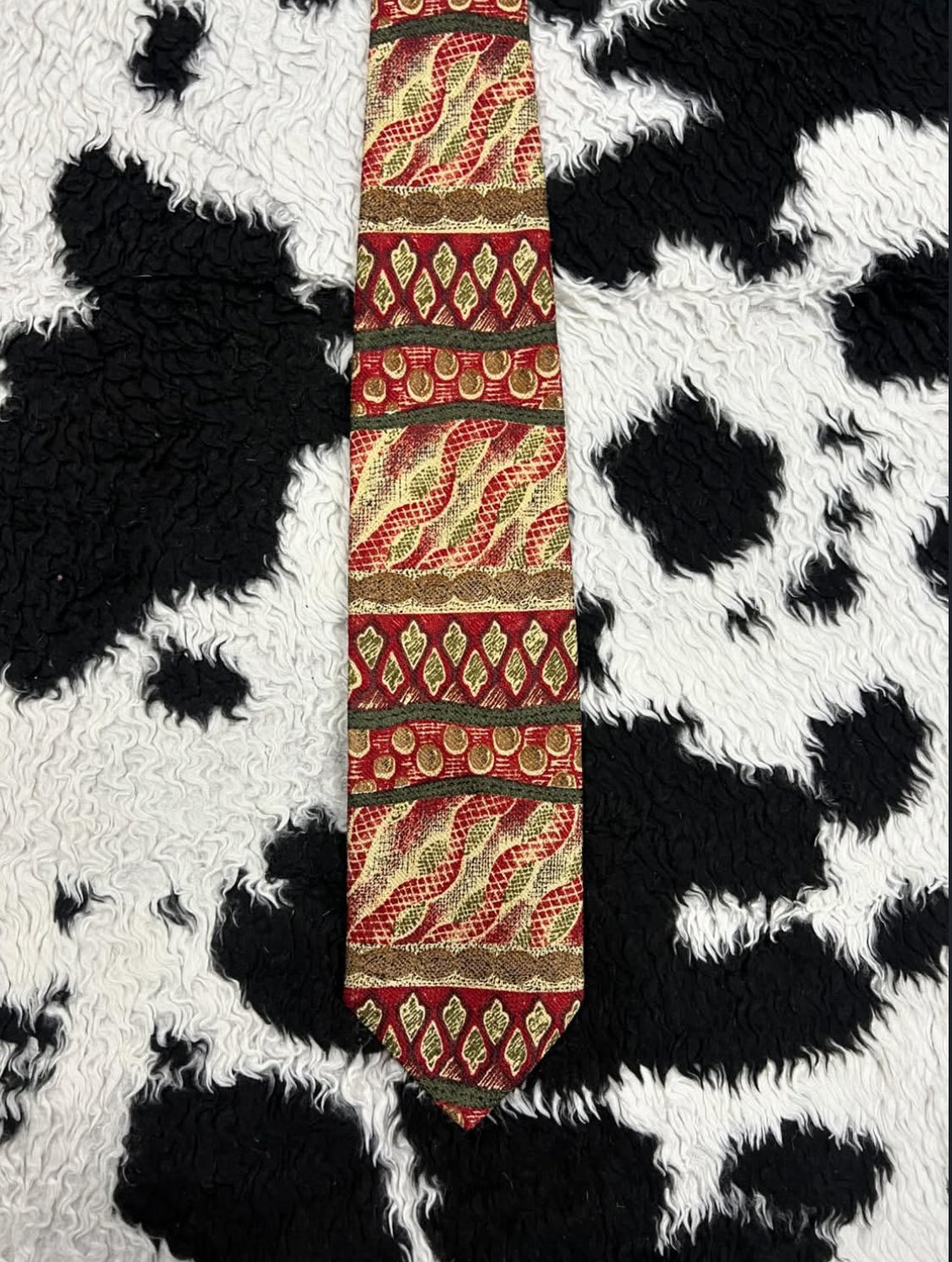 St. Bernard Red Tie
