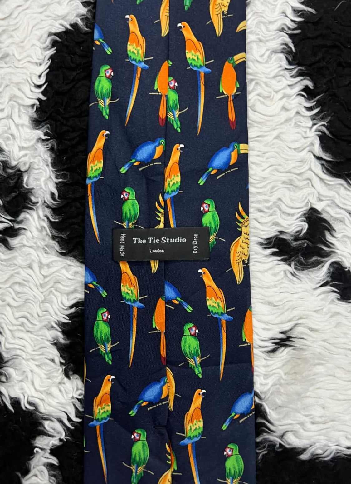 Parrots & Toucans Graphic Tie