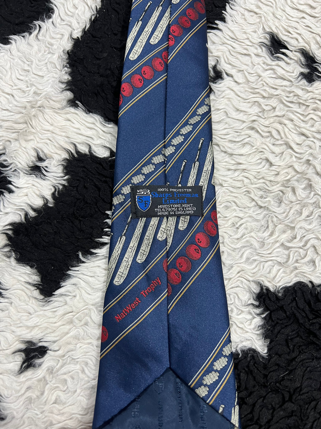 Cricket Embroidered Tie