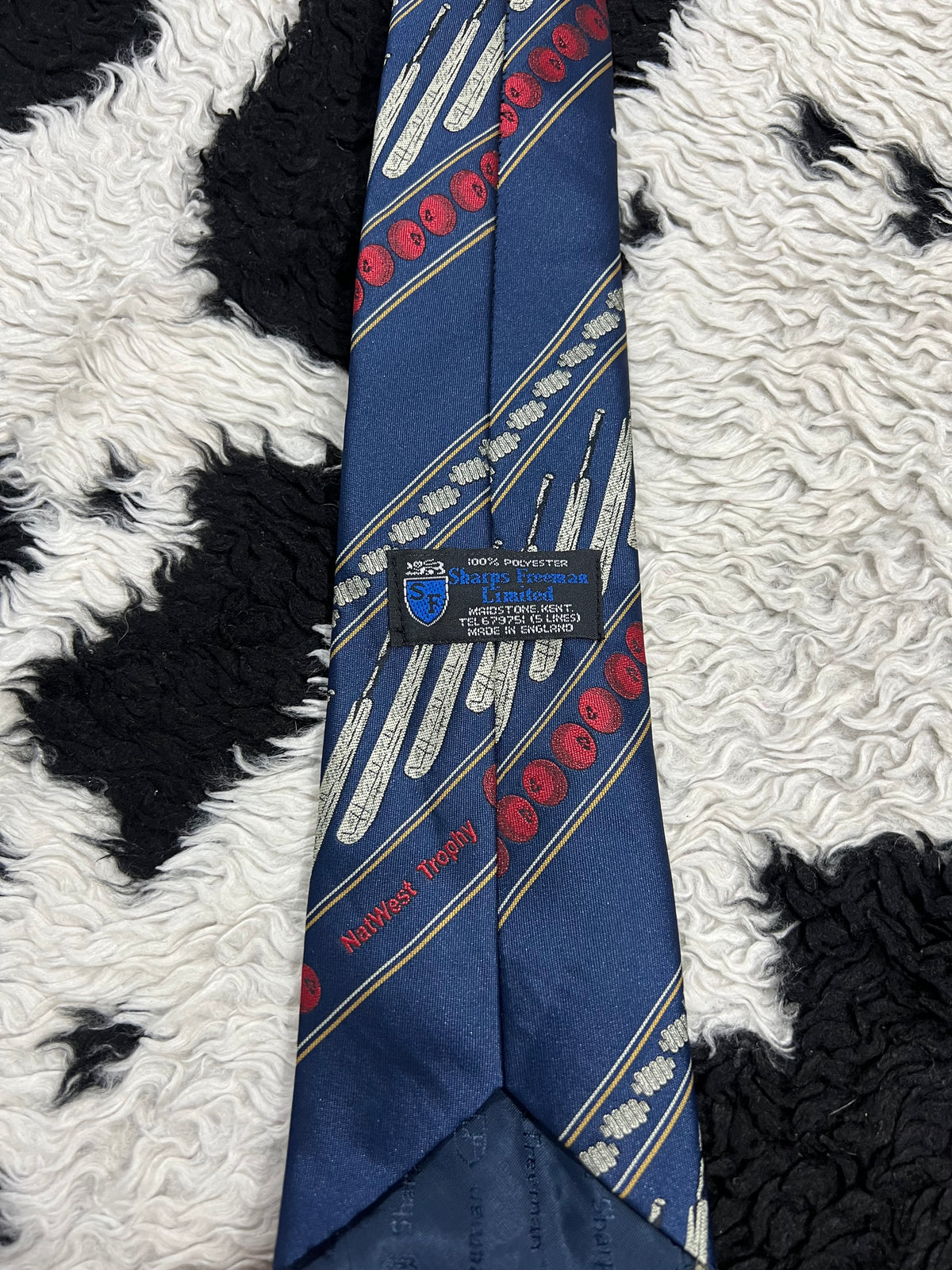 Cricket Embroidered Tie