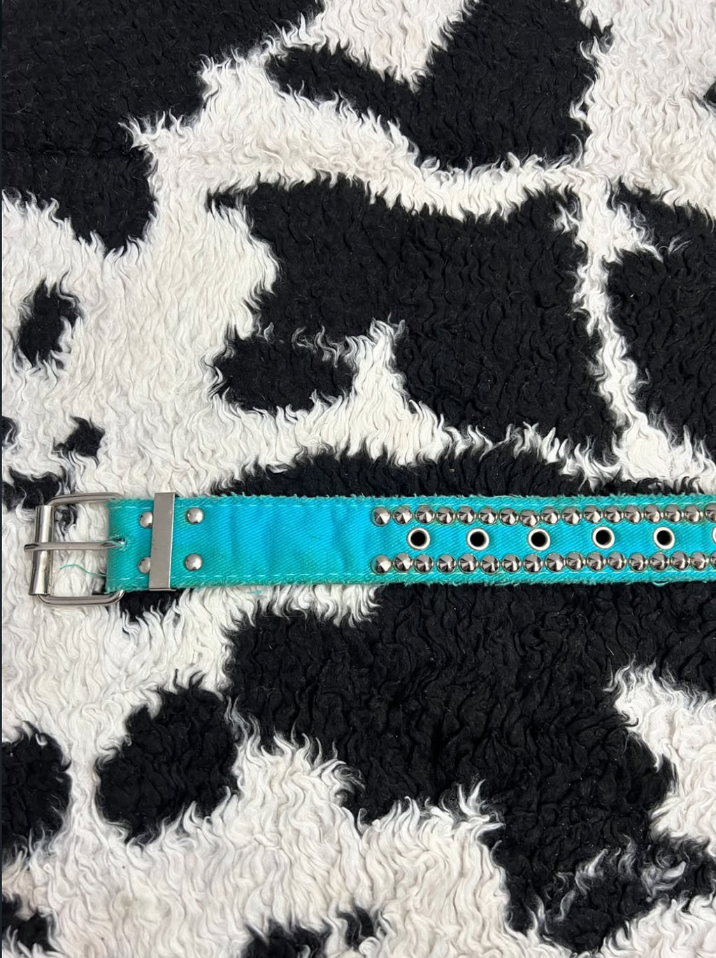 Teal Studded Belt