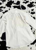 Mind Bridge White Patchwork Buttonup