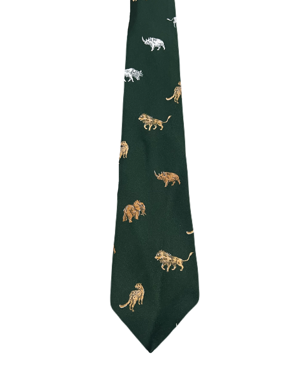 Wildlife Embroidered Tie