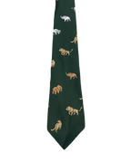 Wildlife Embroidered Tie