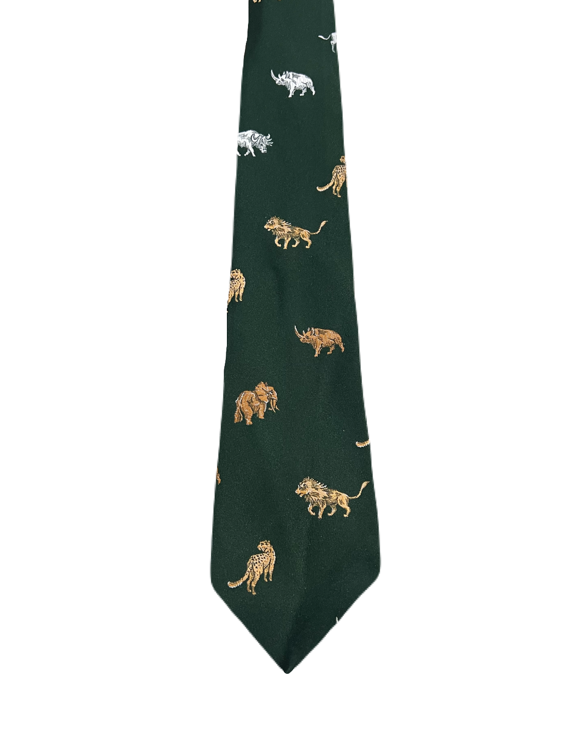 Wildlife Embroidered Tie