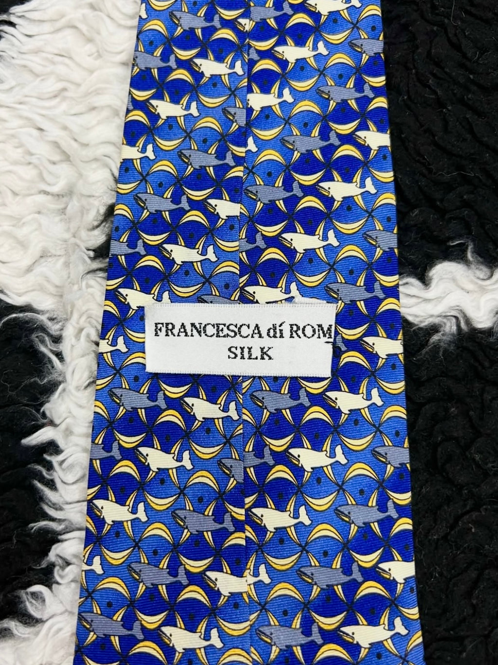 Blue Whales Tie