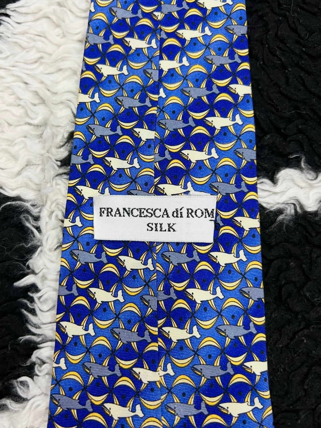 Blue Whales Tie
