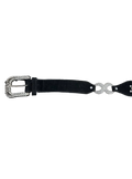 Black Bedazzled Conjoined Belt