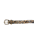 Narrow Cheetah Print Belt