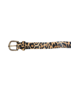 Narrow Cheetah Print Belt