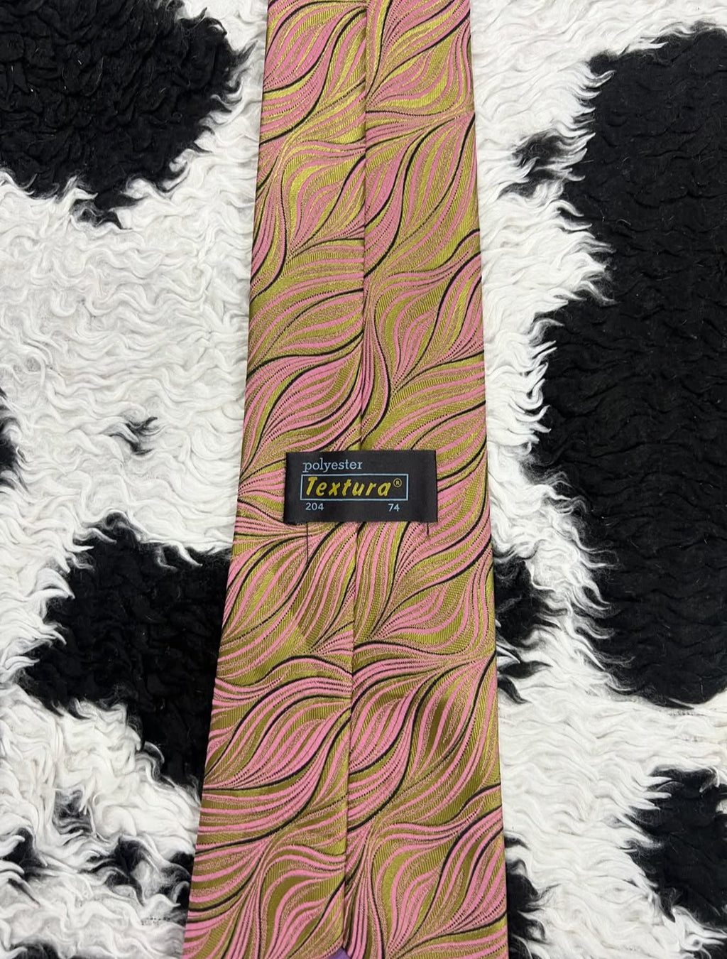Strawberry Matcha Coded Tie