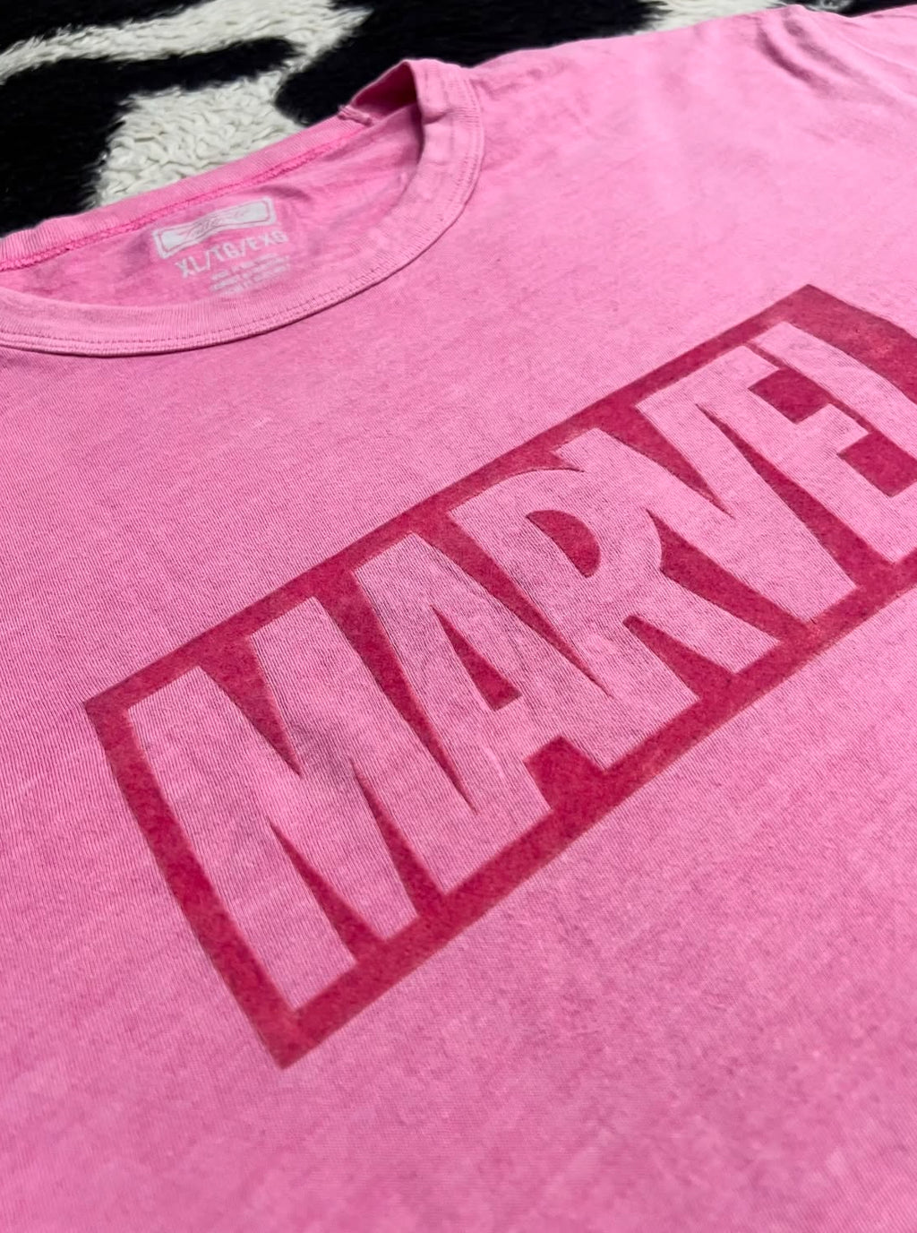 Pink Marvel Tee (Extra Large)