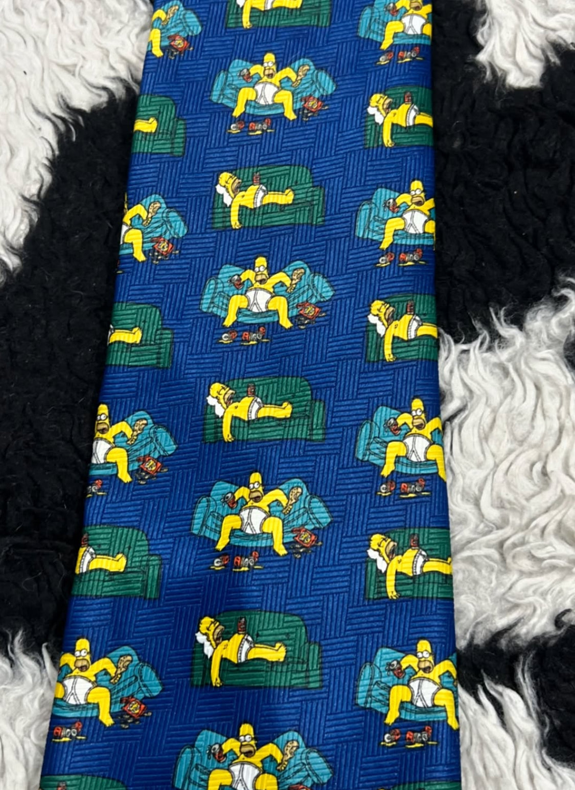 Vintage 2000 Homer Simpson Couch Tie