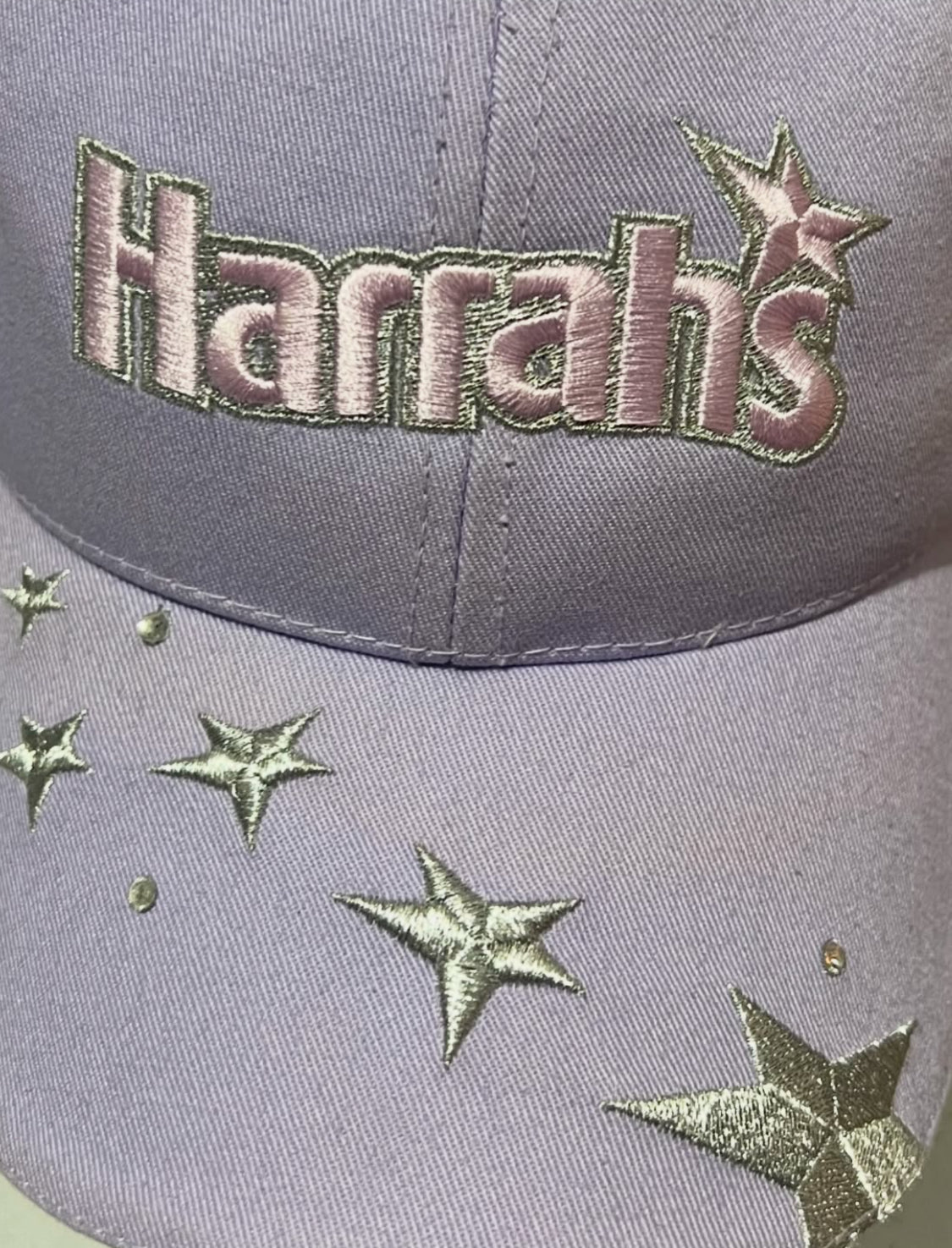 Harrahs Embroidered Stars Cap